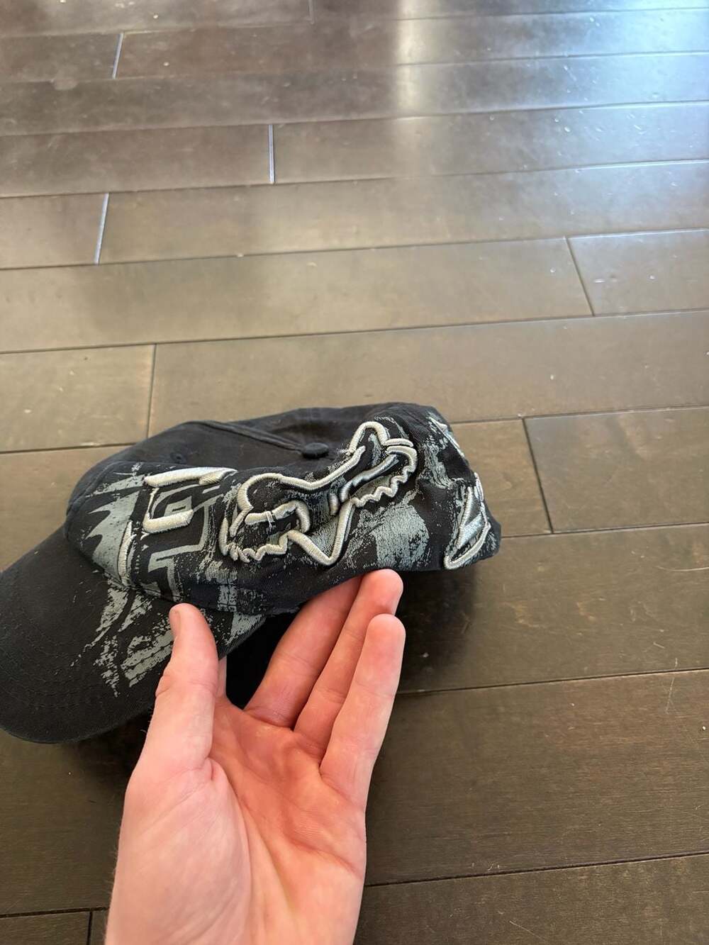 Fox Racing Distressed Graphic Flexfit Baseball Cap